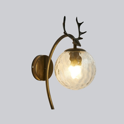 LED Antlers Wall Light Sconce Modern Bedside Children Character Wall Lighting Fixtures