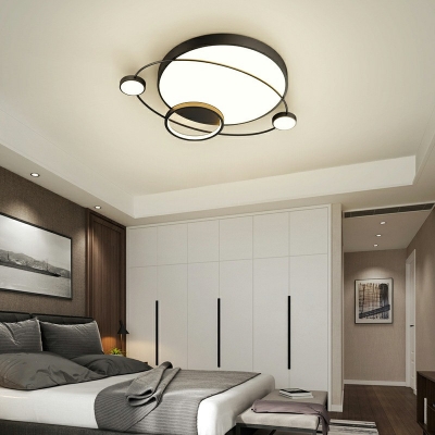 Led Flush Light Modern Style Acrylic Flush Ceiling Light Fixture for Living Room