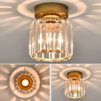 Modern Minimalist Ceiling Light Nordic Style Glass Flushmount Light with Hole 2-4'' Dia