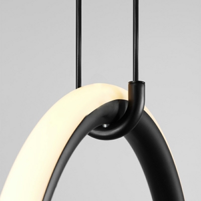 Modern Minimalist Ceiling Pendant  Iron Nordic Style Pendant Light