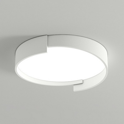 Nordic Minimalist Ceiling Light Creative Round LED Flush Mount Light