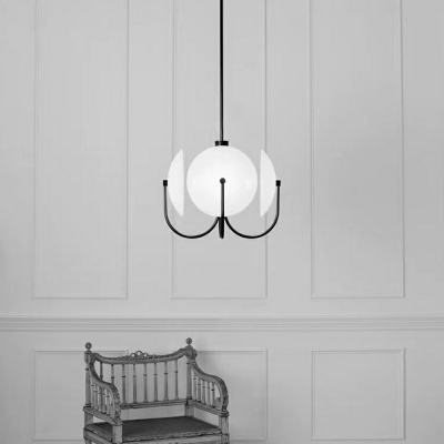 Nordic Minimalist Creative Pendant Light Art Glass Hanging Lamp for Living Room
