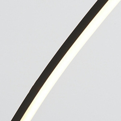 Arc LED Floor Standing Lamp Minimalist Aluminium  Living Room Floor Light with Foot Switch