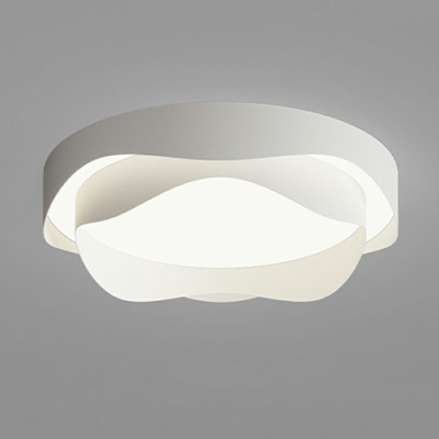 Contemporary Style Ceiling Light 1 Light White Acrylic Ceiling Fixture