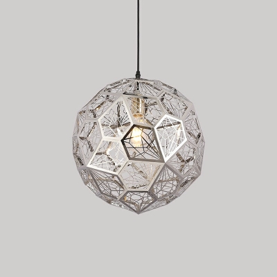 Industrial Metal Hanging Pendant Lights Globe Pendant Light Fixtures for Living Room