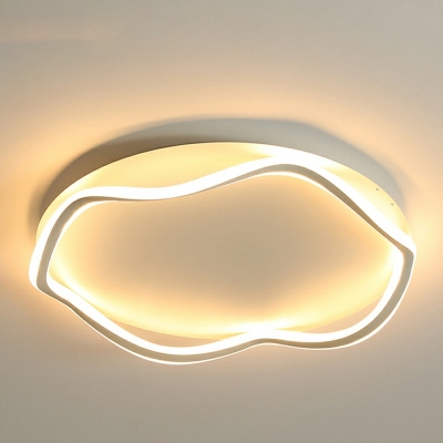 Led Flush Light Contemporary Style Acrylic Flush Mount Light for Living Room