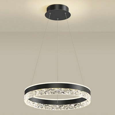 Modern Style Chandelier Lamp Gold Acrylic Chandelier Light for Living Room