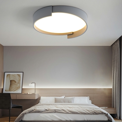 Nordic Minimalist Ceiling Light Creative Round LED Flush Mount Light