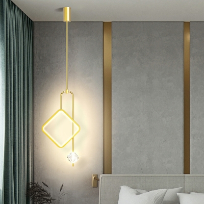 Nordic Minimalist Crystal Ceiling Pendant Modern Light Luxury Personality Pendant Light