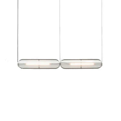 1-Light Island Pendants Contemporary Style Geometric Shape Metal Chandelier Lighting