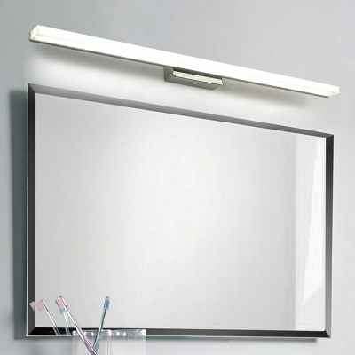 1 Light Vanity Lamp Linear Acrylic Wall Vanity Light for Bathroom