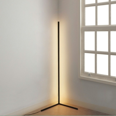 LED Black Linear Standing Lamps Living Room Sofa Bedroom Dining Room Floor Lamp