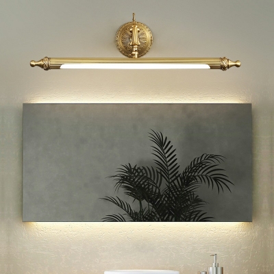 Modern Copper Vanity Light White Bathroom Mirror Bedroom Wall Mounted Mirror Front