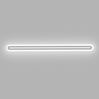 White Linear Wall Sconce Lighting LED 3.5
