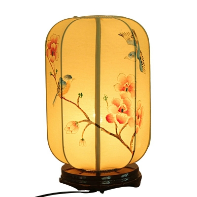Chinese Classical Table Lamp Creative Fabric Table Lamp for Bedroom