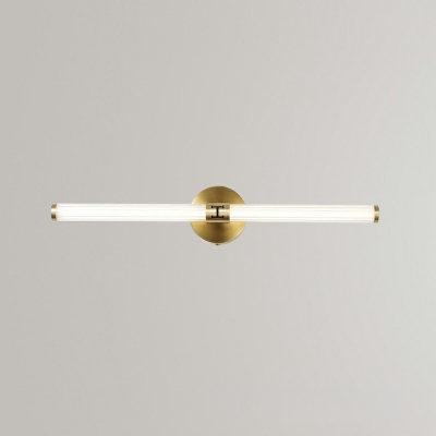 Chinese Style Retro Wall Sconce Simple Metal Vanity Light for Bathroom