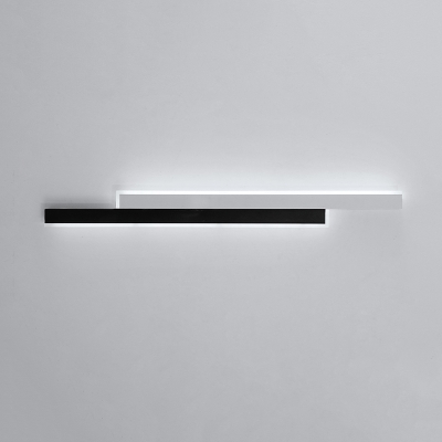 LED Minimalism Wall Mounted Light Fixture Modern Flush Mount Wall Sconce for Bedroom