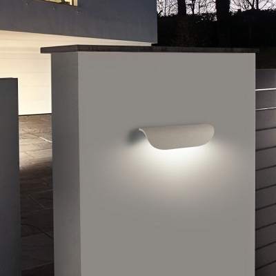 Minimalism Curves Wall Sconce Lighting Terrazzo Wall Lighting Fixtures