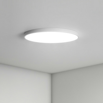 Modern Minimalist Ceiling Light LED Round Flushmount Light for Bedroom