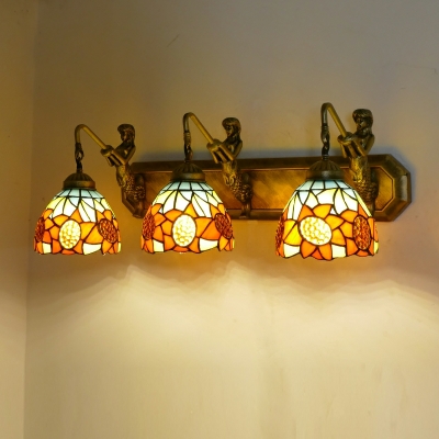 Tiffany Style  Wall Light Glass Wall Lamp for Bathroom