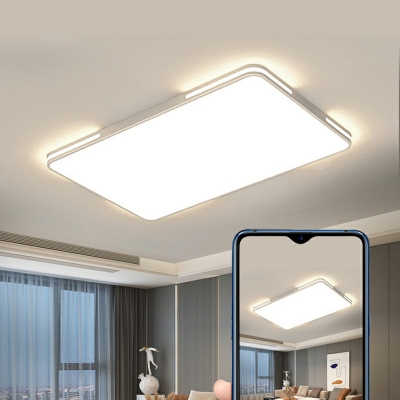 Flush Mount Lighting Modern Style Acrylic Flushmount for Living Room Remote Control Intelligence