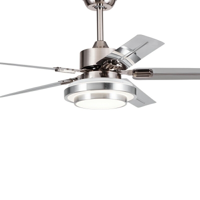 LED Contemporary chandelier  Wrought Iron Ceiling Fan Light for Living Room