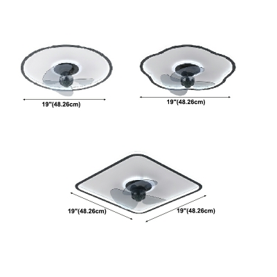 LED Flushmount Fan Lighting Fixtures Children’s Room Bedroom Dining Room Flush Mount Fan Lighting
