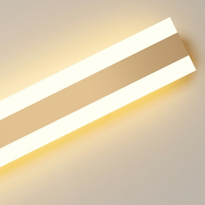 Linear Shape Sconce Light Fixture LED with Acrylic Shade 3.1