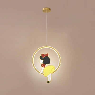 Modern Girl's Bedroom Pendant Light LED Hanging Pendant Light