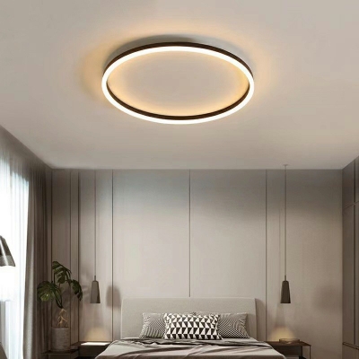 Modern Minimalist Ceiling Light  Nordic Style Acrylic Flushmount Light for Living Room and Bedroom Semi Flush Mount