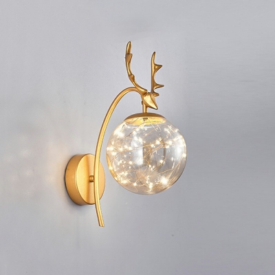 Modern Style  Wall Light Iron Wall Sconces for Living Room in Gold