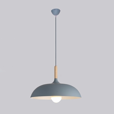 Nordic Postmodern Style Simple Single Chandelier Macaron Style Pendant Light for Living Room