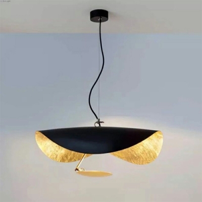 Nordic Postmodern Style Simple Single Ceiling Pendant Wrought Iron Pendant Light for Living Room