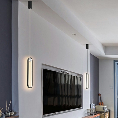 Pendant Light Kit Modern Style Metal Suspended Lighting Fixture for Living Room
