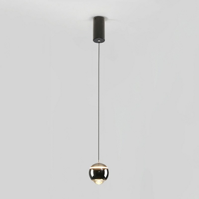Post-modern Metal Globe Pendant Lighting Fixtures Minimalism Hanging Ceiling Lights for Bedroom