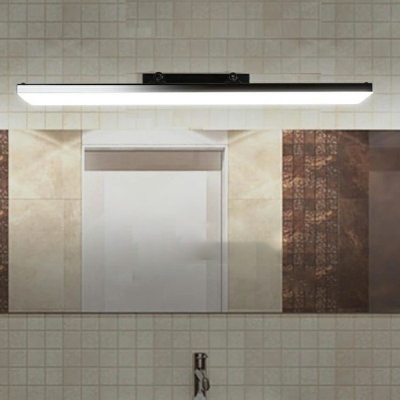 Postmodern Style Strip Wall Light Metal Wall Lamp for Bathroom