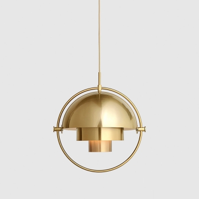 1 Light Postmodern Pendant Lighting Metal Hanging Lamp