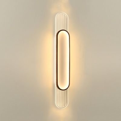 Aluminum Wall Light Sconce with Acrylic Shade 4.7