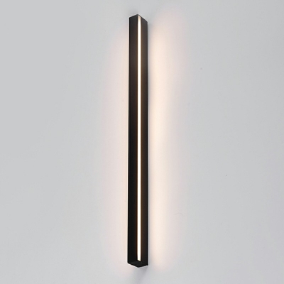 Black Linear Wall Sconce Lighting LED 2