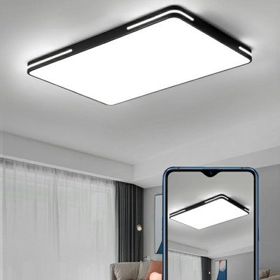 Flushmount Modern Style Acrylic Flush Mount Lamps for Living Room Remote Control Intelligence