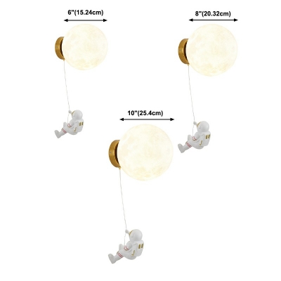 Globe Creative Sconce Light Fixtures Modern Wall Mounted Lamps for Kid;s Room