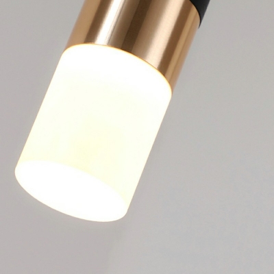 LED Minimalist Ceiling Pendant  Strip Shape Wrought Iron Pendant Light