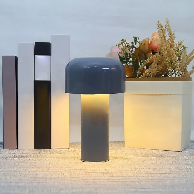 Modern Metal Night Table Lamps Drum Minimalism Table Lamp for Living Room