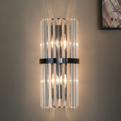Modern Minimalist Wall Sconce Luxury Crystal Wall Lamp for Bedroom