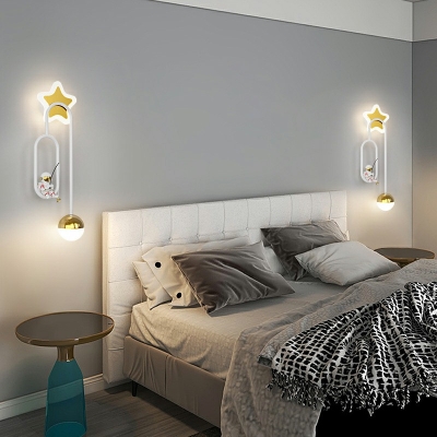 Wall Mounted Light  Modern Style Acrylic Wall Lighting Fixtures for Bedroom