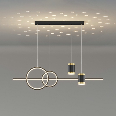 Contemporary Island Ceiling Light Minimalism Suspension Light for Dinning Room