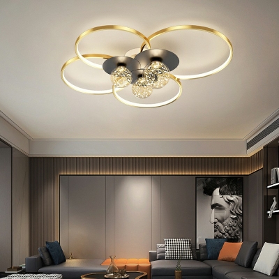 Flushmount Lighting Modern Style Acrylic Flush Mount Lamps for Living Room