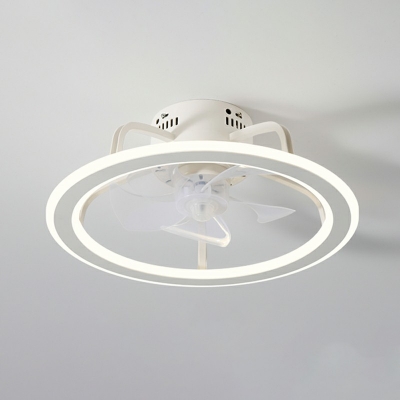 LED Children Flushmount Fan Lighting Fixtures Room Dining Room Flush Mount Fan Lighting
