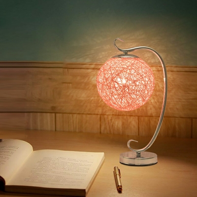 Metal Globe Nights and Lamp Modern Minimalism Table Light for Bedroom