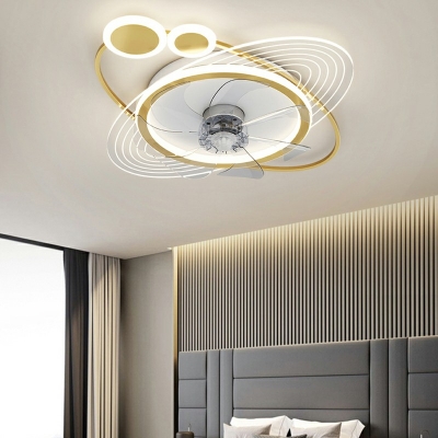 Modern Oval Flush Ceiling Light Fixtures Aluminum Ceiling Light Fixtures